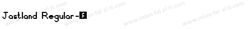 Jastland Regular字体转换